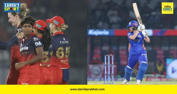 MI vs RCB : नॅट सायव्हर-ब्रंटचा ऐतिहासिक ‘धडाका’! WPL मधील पहिल्या शतकासह मुंबईचा आरसीबीवर दिमाखदार विजय