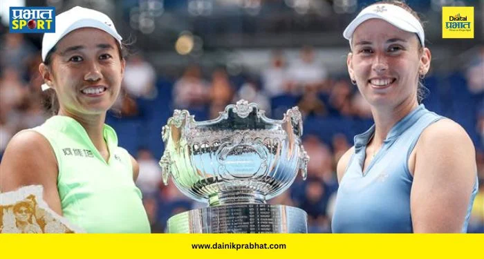 Australian Open 2026 : महिला दुहेरीत मर्टेन्स-झांग जोडीचा ‘ग्रँड’ धमाका! ३७ वर्षांनंतर ऑस्ट्रेलियन जोडीने मिश्र दुहेरीत रचला इतिहास