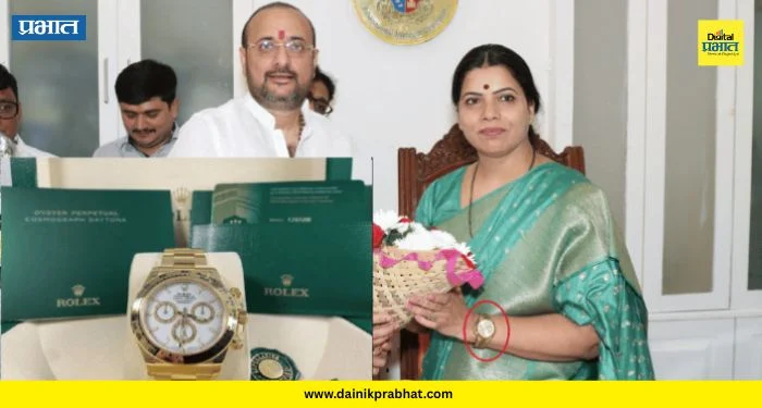 Mayor Ritu Tawde: महापौर रितू तावडेंच्या मनगटावर 1 कोटींचं घड्याळ? सोशल मीडियावर खळबळ; नेटकऱ्यांकडून जोरदार ट्रोलिंग