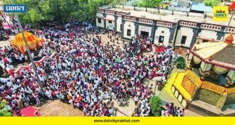 Shikrapur News : वढू - तुळापुरात लोटला शंभूभक्तांचा सागर! शंभूराजांच्या ३३७ व्या बलिदान दिनानिमित्त अलोट गर्दी