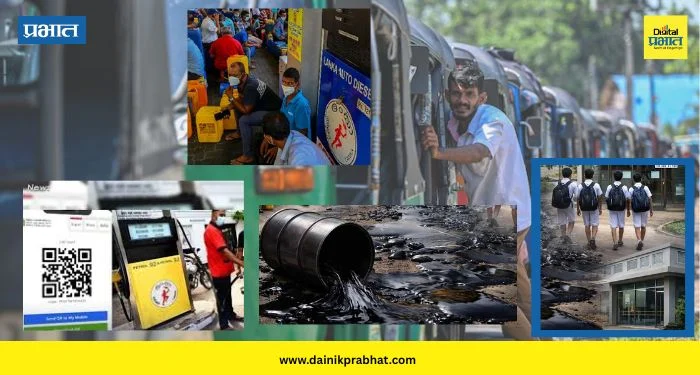 Sri Lanka fuel crisis: कार्यालये अन् शाळा आठवड्यातून ४ दिवसच सुरू राहणार, QR कोडने मिळणार पेट्रोल ; इराण युद्धाच्या पार्श्वभूमीवर श्रीलंकन सरकारने मोठा निर्णय