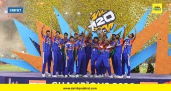 T20 World Cup : टीम इंडियाने टी-20 वर्ल्डकप जिंकला, मात्र सेलिब्रेशन फोटोवरून वाद पेटला; नेमकं काय घडलं?