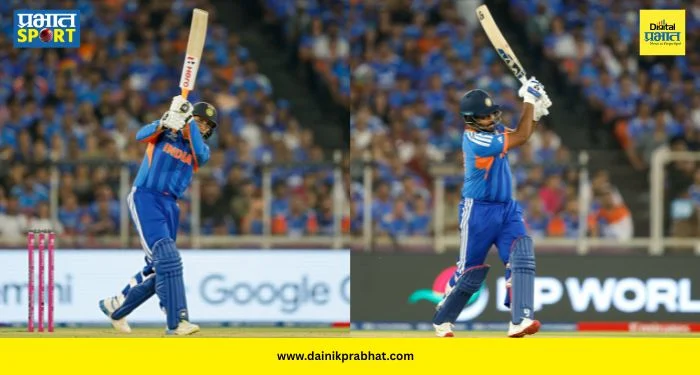 IND vs NZ Final : अभिषेक-संजूचा ‘रुद्रावतार’! विश्वचषकाच्या फायनलमध्ये मोडला १७ वर्षांपूर्वीचा विक्रम; किवींची उडाली दाणादाण