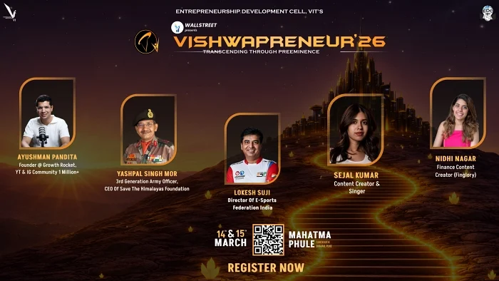 Vishwapreneur 2026 : उद्योजकतेला नवे पंख देणारा भव्य सोहळा – ‘विश्वाप्रेन्योर २०२६’