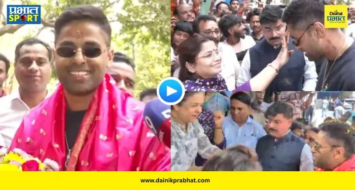 Suryakumar Yadav Welcome : विश्वविजेत्या कर्णधाराचं ढोल-ताशांच्या गजरात जंगी स्वागत; मायदेशी परतताच सूर्याच्या ‘या’ कृतीने जिंकली मनं