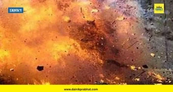 Massive explosion outside BJP office : भाजपच्या कार्यालयाबाहेर भीषण स्फोट; पोलीस घटनास्थळी दाखल