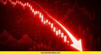 Stock Market falls: 'या' कारणामुळे शेअर बाजारात मोठी घसरण; सेन्सेक्स 1,313 अंकांनी कोसळला, निफ्टी 23,815 वर बंद