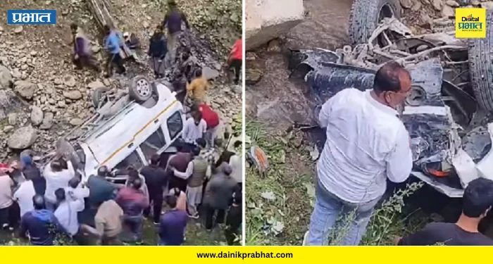 Pahalgam Accident: पहलगाममध्ये भीषण अपघात ; पर्यटकांनी भरलेली कार दरीत कोसळली