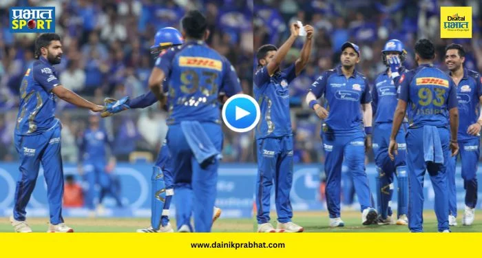 Raghu Sharma Celebration : १५ वर्षांचा संघर्ष अखेर संपला! मुंबईच्या फिरकीपटूने पहिल्याच विकेटनंतर दाखवला ‘तो’ भावनिक संदेश, पाहा VIDEO