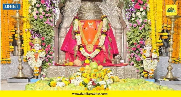 Ozar News: श्री क्षेत्र ओझरमध्ये अंगारकी चतुर्थीचा उत्साह; दीड लाख भाविकांनी घेतले ‘विघ्नहरा’चे दर्शन