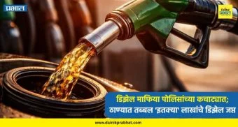 Diesel Smuggling : डिझेल माफिया पोलिसांच्या कचाट्यात; ठाण्यात तब्बल 'इतक्या' लाखांचे डिझेल जप्त
