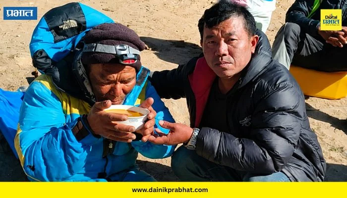 Sherpa guide : ‘हा चमत्कारच!’ एव्हरेस्टवर मृत्यूला हरवून परतला; कुटुंबीय करत होते अंत्यविधीची तयारी