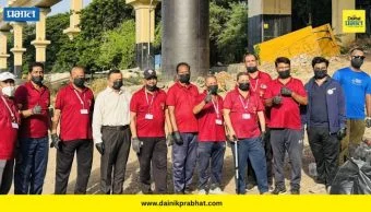Pune News : मुठा नदीपात्र स्वच्छता अभियानात पर्यावरणप्रेमींचा उत्स्फूर्त सहभाग