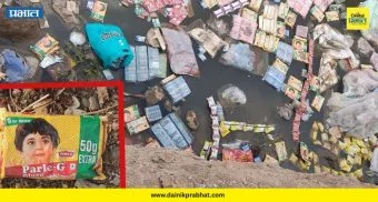 Shirur News: शिरूरमध्ये खळबळ! घोडनदीत शेकडो बिस्किट बॉक्स आणि मॅगी मसाल्यांचा खच...कारण काय?