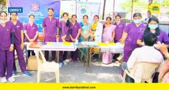 Newasa News : यशवंतराव चव्हाण डेंटल कॉलेजच्या वतीने नेवासा येथे शेकडो वारकऱ्यांसाठी दंत चिकित्सा शिबिराचे आयोजन