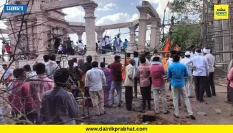 Temple Roof Collapse : महाराष्ट्र हादरला..! हनुमान मंदिराचा सभा मंडप कोसळून 7 जणांचा मृत्यू; परिसरात हाहाकार