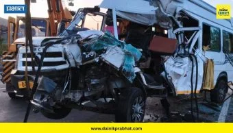 Pune-Bengaluru Highway Accident: साताऱ्याजवळ टेम्पो ट्रॅव्हलरची ट्रकला धडक; अपघातात 2 जणांचा मृत्यू