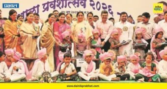 Sunetra Pawar: मावळात ५० शाळा हायटेक होणार; कान्हेत उपमुख्यमंत्री सुनेत्रा पवार यांच्या हस्ते चिमुकल्यांचे स्वागत