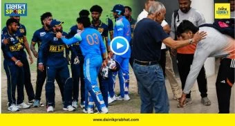 Vaibhav Sooryavanshi Video : मैदानात धक्काबुक्की अन् बाहेर येताच धरले पाय! वैभव सूर्यवंशीच्या कृतीने जिंकली सर्वांची मनं, पाहा VIDEO