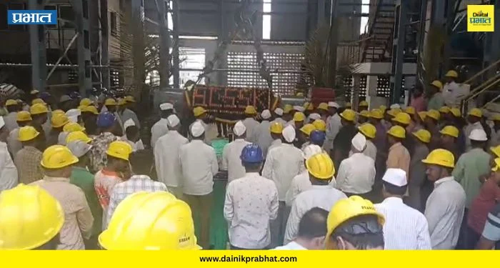Bhavaninagar : श्री छत्रपती साखर कारखान्यात मिल रोलर पूजन; 12 लाख टन ऊस गाळपाचे उद्दिष्ट
