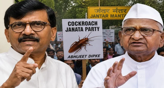 Sanjay Raut : “सामाजिक कार्यकर्ते अण्णा हजारे यांनी दिल्लीत जाऊन या झुरळांना पाठिंबा द्यावा”; संजय राऊत