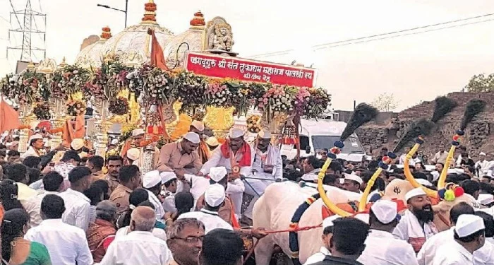 Pune District : ‘हीच व्हावी माझी आस, जन्मोजन्मी तुझा दास’; श्री संत तुकाराम महाराजांच्या पालखीचे उंडवडीत स्वागत