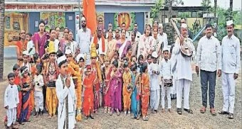 Pune District : जवळे झेडपी शाळेत मुलांचा दिंडी सोहळा