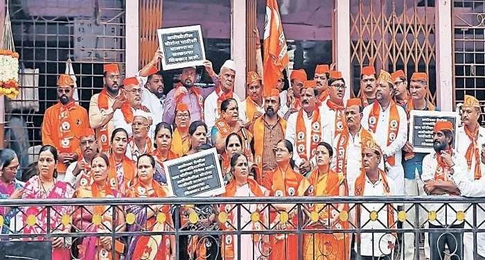 Pune District : राजगुरुनगरात शिवसेनेचे रामरक्षा आंदोलन