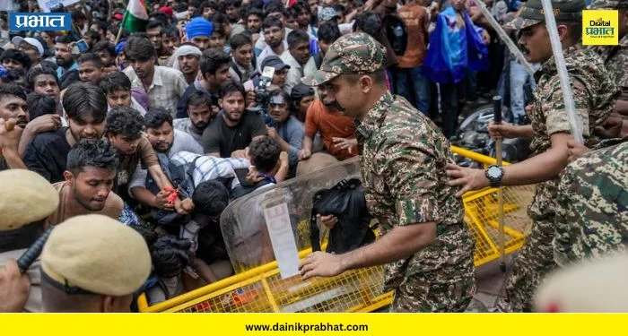 CJP Protest: आंदोलक संसद भवनापर्यंत पोहोचले ; पोलिसांनी फोडल्या अश्रुधुराच्या नळकांड्या