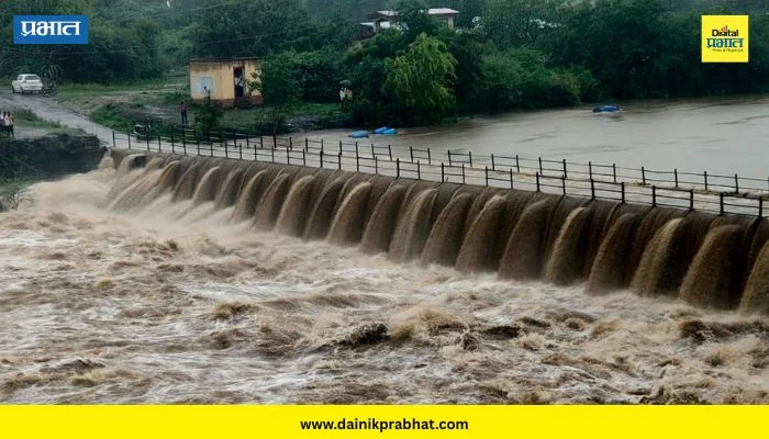 Pune District : घोडनदीला पूर, बेल्हे- जेजुरी राज्यमार्ग पाण्याखाली गेल्याने वाहतूक विस्कळीत