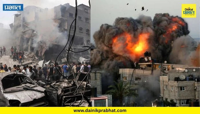 Israeli strikes in Gaza : इस्रायलच्या हवाई हल्ल्यात गाझामध्ये डझनभर ठार !