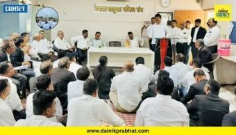 Nevase News : आमदार विठ्ठलराव लंघे - पाटील यांनी नव्या न्यायालयीन इमारतीच्या बांधकामाची केली पाहणी
