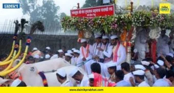 Sant Tukaram Maharaj Palkhi: कृषिमंत्री दत्तात्रय भरणे बनले तुकोबांच्या रथाचे सारथी; सणसरमध्ये पालखीचे भक्तीमय स्वागत