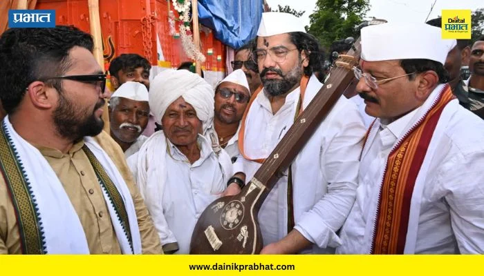 Satara News : संतश्रेष्ठ श्री ज्ञानेश्वर माऊलींच्या पालखीचे जिल्ह्यात भक्तीमय वातावरणात आगमन