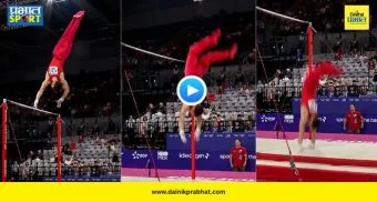 English Gymnast Fall : ग्लास्गोत थरारक अपघात! हाय बारवरून सरळ डोक्यावर आदळला स्टार खेळाडू; VIDEO होतोय तुफान व्हायरल