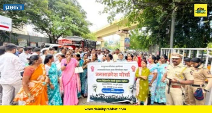 Pimpri Chinchwad: पालिकेवर घरकुलवासीयांचा ‘जनआक्रोश’! १२ वर्षांपासून रखडलेल्या प्रश्नांवर आयुक्तांच्या दारात धडक