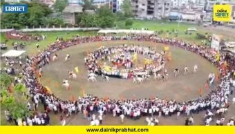 Hingoli Ringan Sohala : हिंगोलीत विठूनामाचा गजर! संत नामदेव महाराजांच्या पालखीचा पहिला नेत्रदीपक रिंगण सोहळा संपन्न
