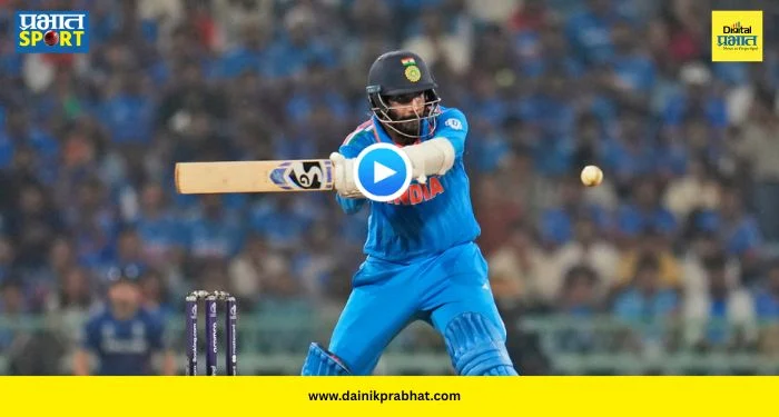 Jasprit Bumrah Batting : विराट-श्रेयसचं अर्धशतक पण सर्वत्र बुमराहची चर्चा! साकिब महमूदच्या एकाच षटकात कुटल्या १८ धावा, पाहा VIDEO