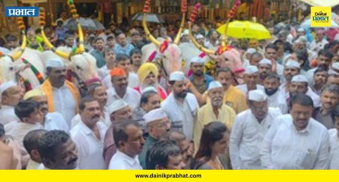 Alandi News: ज्ञानोबा-तुकारामाच्या जयघोषात आळंदी दुमदुमली; मानाच्या बैलजोडीची शाही मिरवणूक उत्साहात