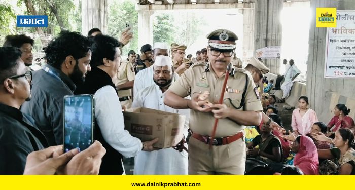 Pune News : पोलीस मित्र संघटनेतर्फे पालख्यांचे स्वागत