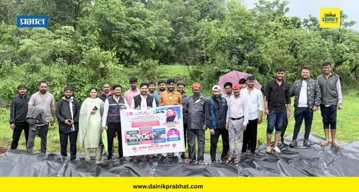 Devendra Fadnavis : देवेंद्र फडणवीस यांच्या वाढदिवशी ‘नाम फाऊंडेशन’ अन् भाजप युवा मोर्चाचा स्तुत्य उपक्रम; निगडे मोसेत साकारले नवीन शेततळे!