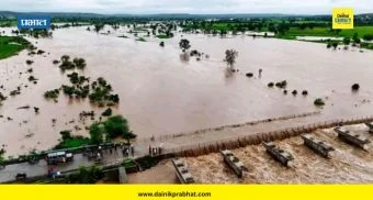 Hingoli News : हिंगोलीत रेड अलर्ट ठरला खरा; ढगफुटीसदृश पावसाने कयाधू नदीला पूर