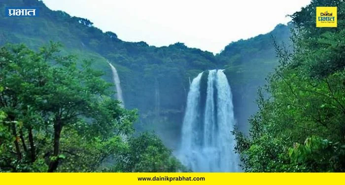 Ozarde Waterfall: कोयनचे ‘स्वर्ग’ अवतरले! नवजा येथील ओझर्डे धबधब्याचे सौंदर्य खुलले, पर्यटकांची मोठी गर्दी