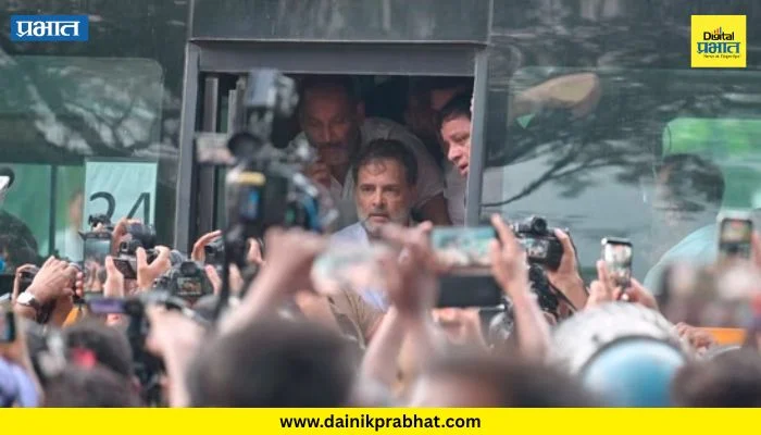 Rahul Gandhi : तीन तासांनंतर राहुल गांधी, प्रियंका गांधींची सुटका, काँग्रेस कार्यकर्ते आक्रमक