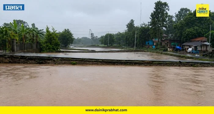 Rajgad Rain: राजगड तालुक्यात पावसाचा धुडगूस! ओढे-नाले ओसंडून वाहिले; जनजीवन विस्कळीत