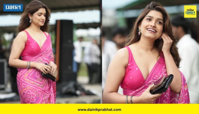 Rasika Sunil : ‘माझ्या नवऱ्याची बायको’ फेम अभिनेत्रीचे साऊथ इंडस्ट्रीत पदार्पण; गुलाबी साडीत खुललं सौंदर्य