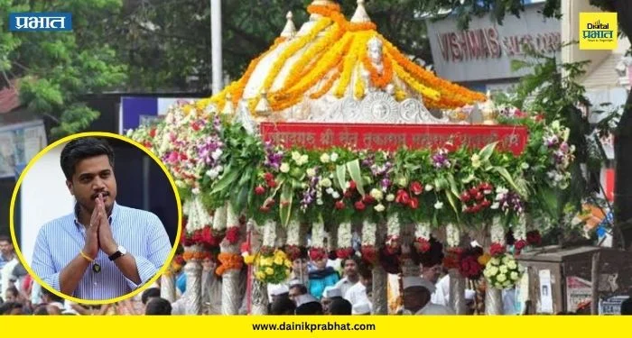 Rohit Pawar: तुकोबारायांच्या रथासाठी रोहित पवारांकडून तब्बल ‘इतक्या’ किलोची चांदी; देहूत पवारांचे सहकुटुंब दर्शन