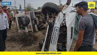 Warkari Accident : पंढरपूरहून परतणाऱ्या वारकऱ्यांच्या वाहनाला अपघात; सातारा-पुसेगाव मार्गावर दोन वाहनांची समोरासमोर धडक