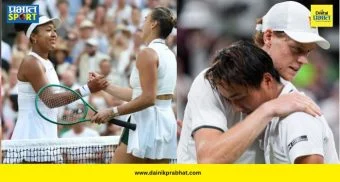Wimbledon 2026 : जपानच्या ओसाकाने वर्ल्ड नंबर १ सबालेन्काला नमवून रचला इतिहास; सिनरची सलग पाचव्यांदा उपांत्यपूर्व फेरीत धडक