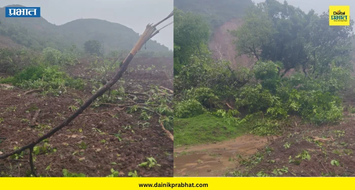 Tamhini Ghat : ताम्हिणीजवळ दरड कोसळली; 3 घरे मातीखाली, सुदैवाने जीवितहानी टळली